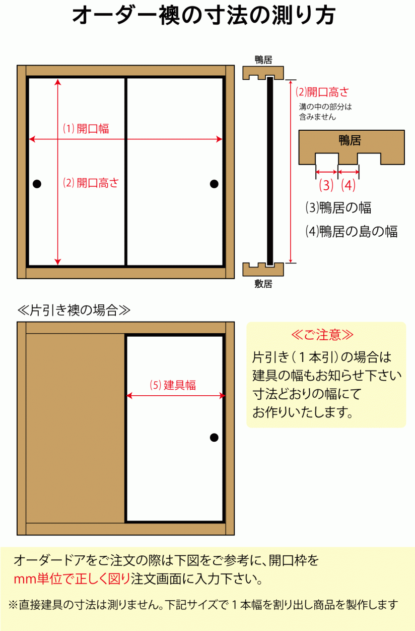 寸法の測り方 襖 ドア 障子 襖 ウッディーストアa K 通販 Yahoo ショッピング