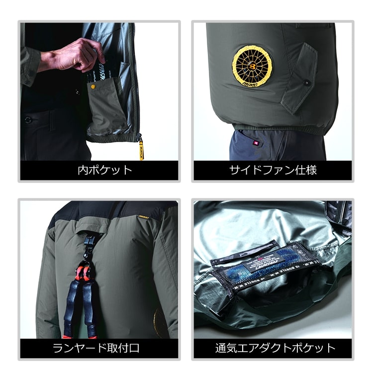 空調服 ファン4つ（BURTLE）のおすすめ人気商品一覧 通販 - Yahoo