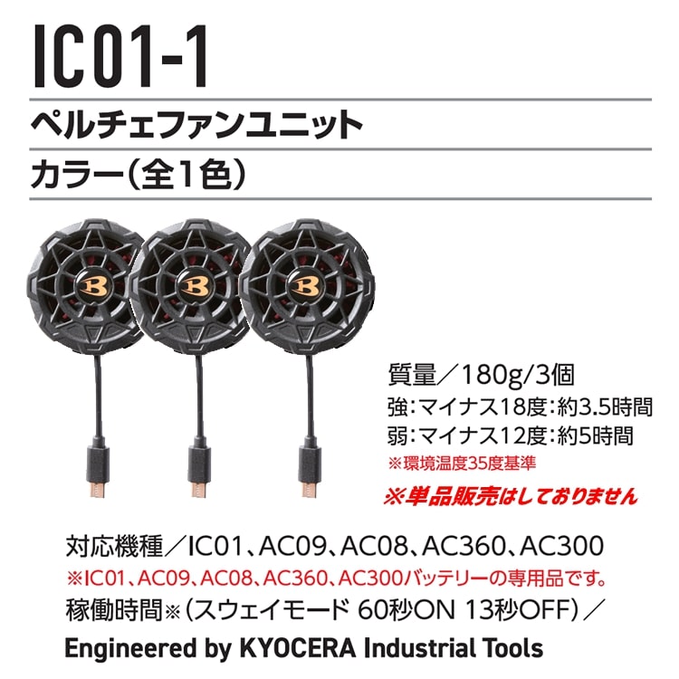 BURTLE（バートル） 2025年 アイスクラフト ペルチェベストセット