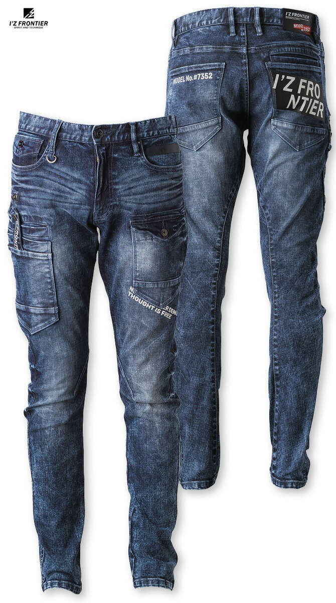 I'Z FRONTIER アイズフロンティア ハイパワーストレッチ3Dデニムカーゴ