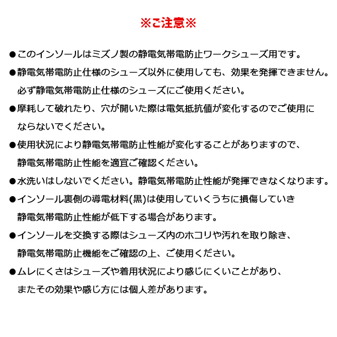MIZUNO 【メール便対応】インソール ミズノ 踏抜き防止