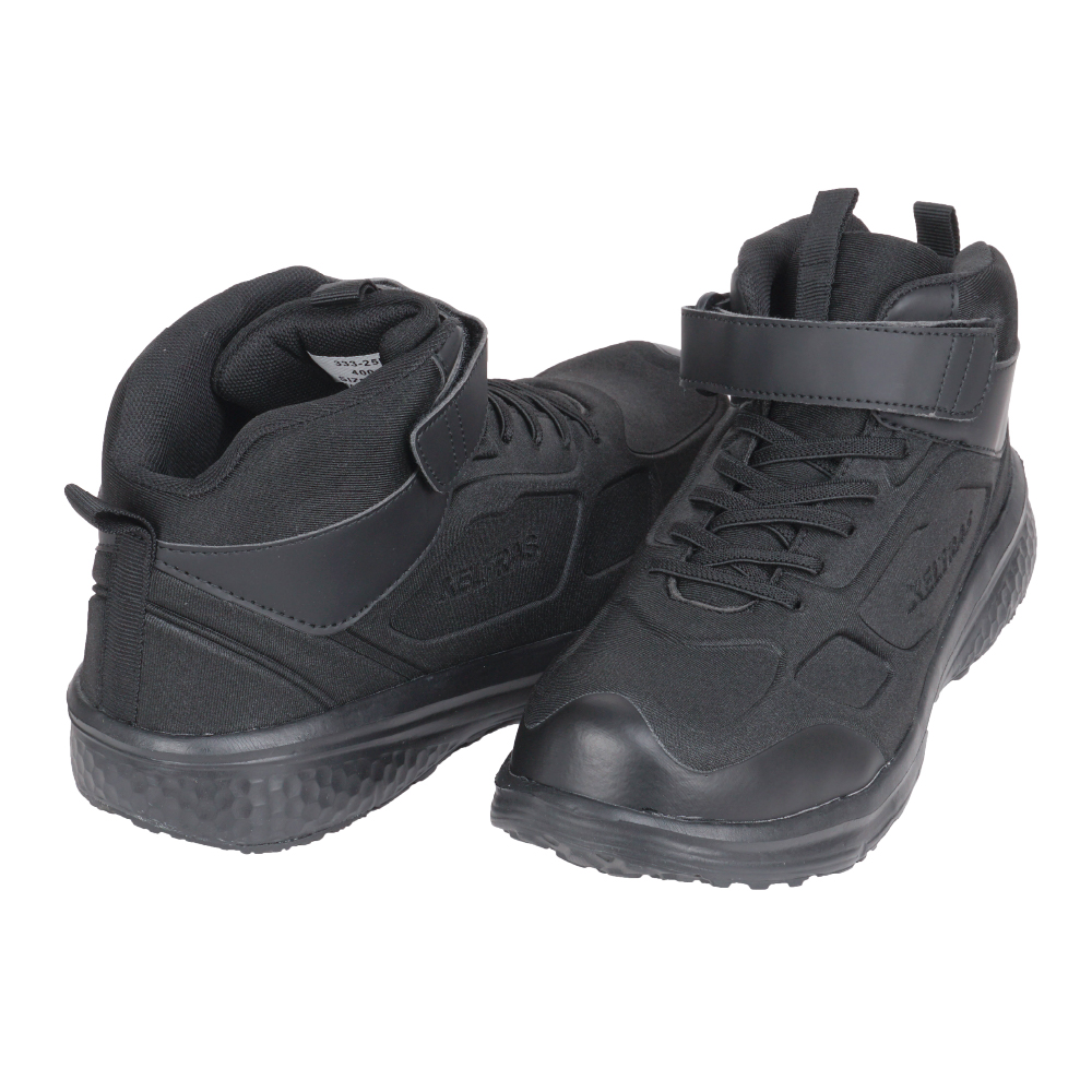 安全靴 スニーカー セーフティーシューズ 作業靴 スニーカー 樹脂先芯 先芯入り 軽量 ミドルカット マジックテープ ハーディワンセーフティーミドルカット 4004 | カジメイク | 01