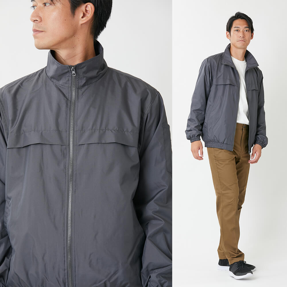 カジメイク ウインドブレーカー ジャンパー 作業着 軽量 裏メッシュ カジメイク ウインドブレーカー ジャンパー 作業着 軽量 裏メッシュ