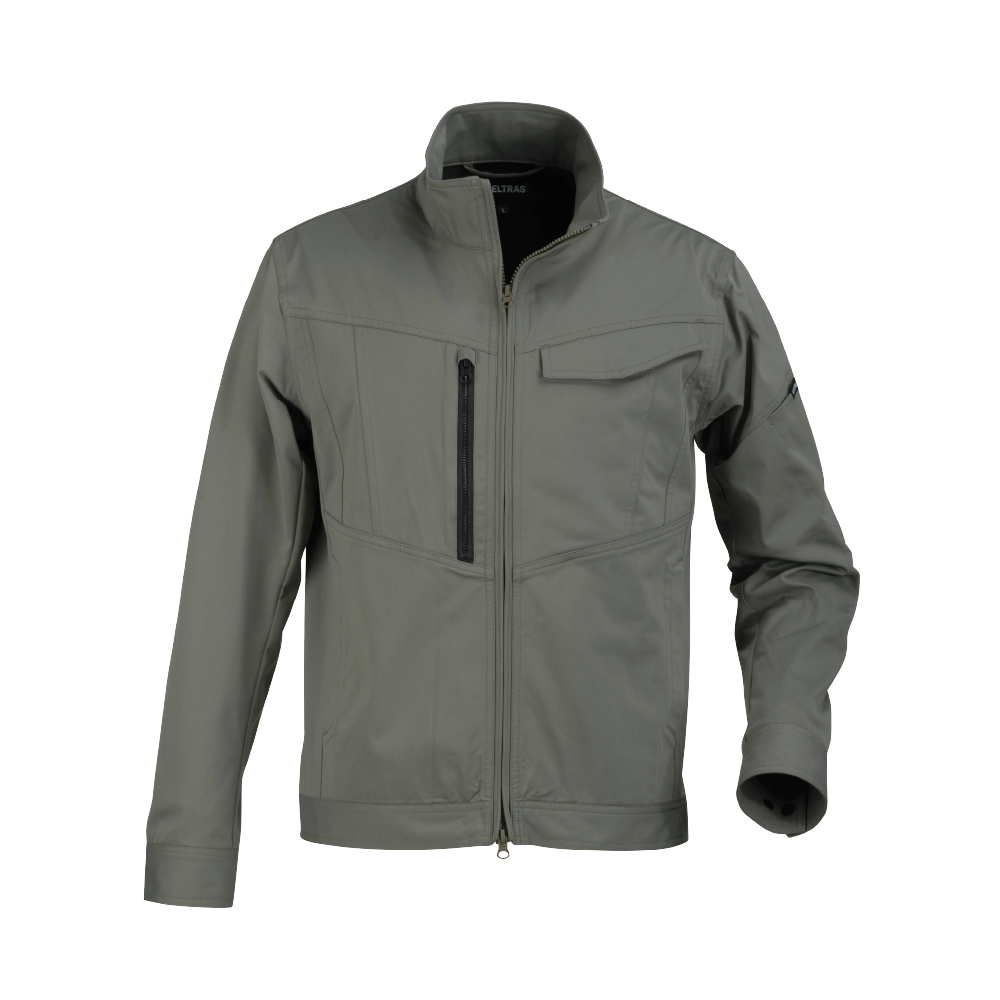 作業着 オールシーズン 防シワ 速乾 イージーケア ジャンパー メンズ 長袖 ユニフォーム 作業服 ブルゾン 仕事着  激ラクノヴァストレッチブルゾン 6890 | カジメイク | 01