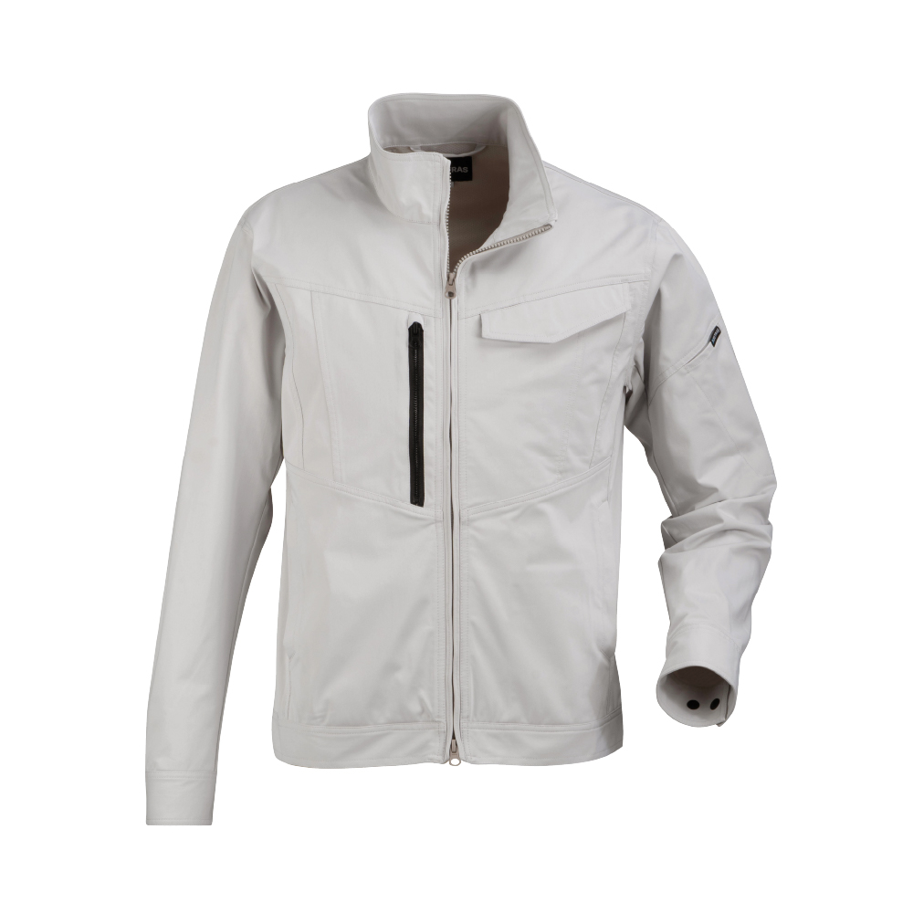 作業着 オールシーズン 防シワ 速乾 イージーケア ジャンパー メンズ 長袖 ユニフォーム 作業服 ブルゾン 仕事着  激ラクノヴァストレッチブルゾン 6890 | カジメイク | 02