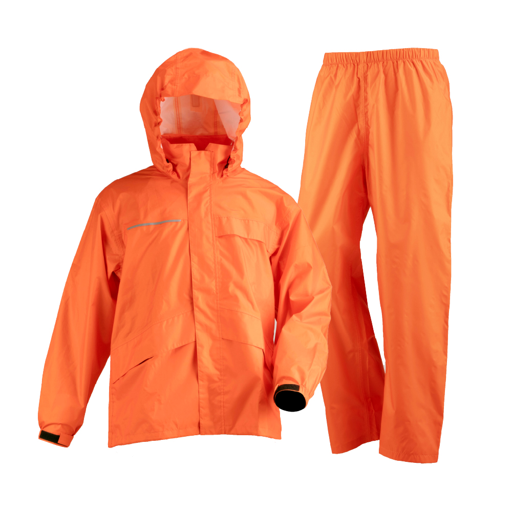 レインスーツ 上下 レインウェア メンズ レディース 防水 透湿 軽量 カッパ 雨具 登山 ゴルフ アウトドア 自転車 エントラント使用レインスーツ 7251 | カジメイク | 01