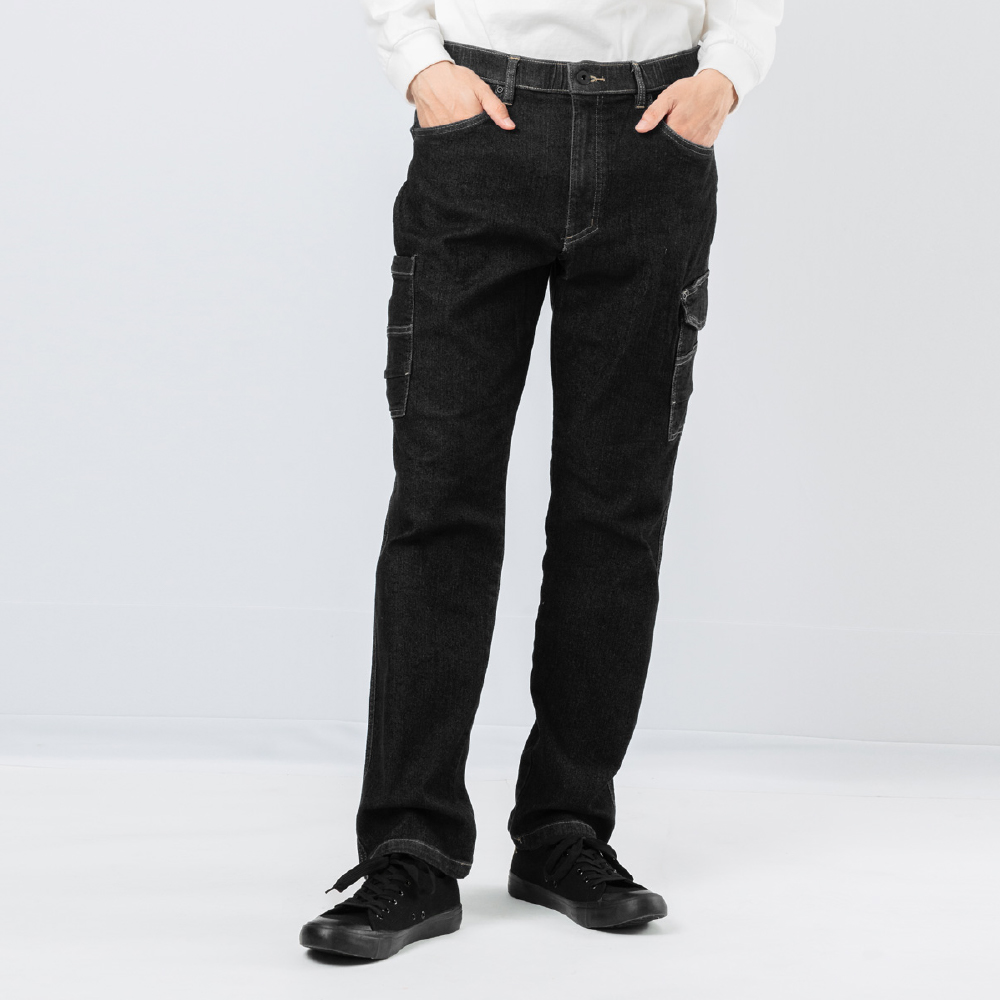 防寒パンツ 防寒着 ズボン メンズ 冬作業 裏起毛 作業服 作業着 農業 長ズボン 制服 仕事 仕事着 日曜大工 8290 激ラクデニム防寒パンツ | カジメイク | 02