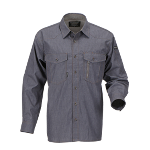 作業着 ワークシャツ 長袖 夏用 涼しい メンズ 仕事用 仕事 ワークウェア ワークウエア Newサマーソルジャー長袖シャツ 8502 カジメイク公式 ワーカービー 通販 Yahoo ショッピング