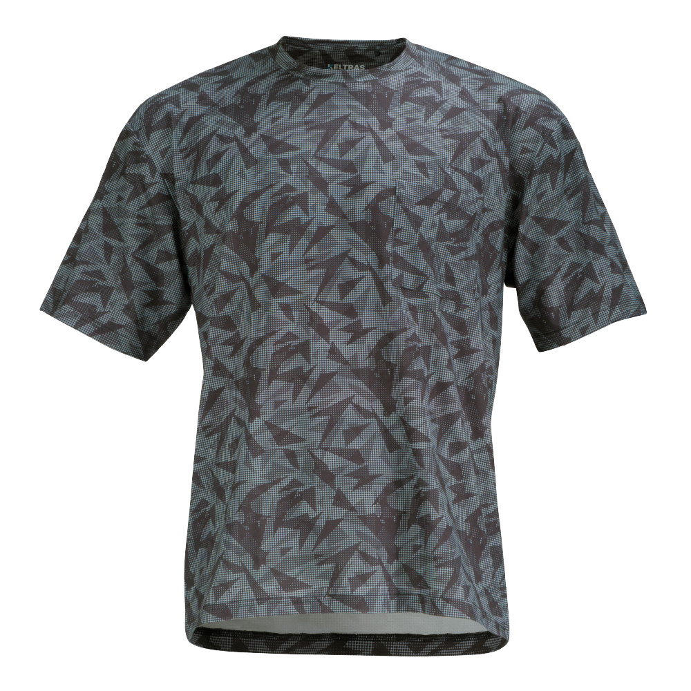 Tシャツ 作業着 夏用 メンズ 半袖 涼しい 吸汗速乾 湿度調節 防シワ ストレッチ シャツ クルーネック 作業服 夏 UVカット 8866 珪藻ドライTシャツ | カジメイク | 02