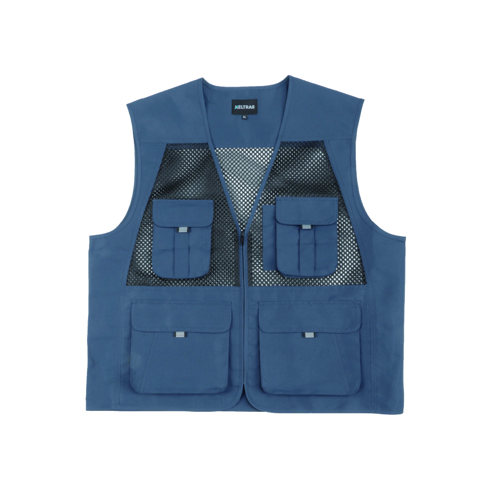 メッシュベスト メンズ ポケット付 作業用 作業服 作業着 農業 仕事 日用大工 DIY レディース ベスト 8905メッシュベスト | カジメイク | 02