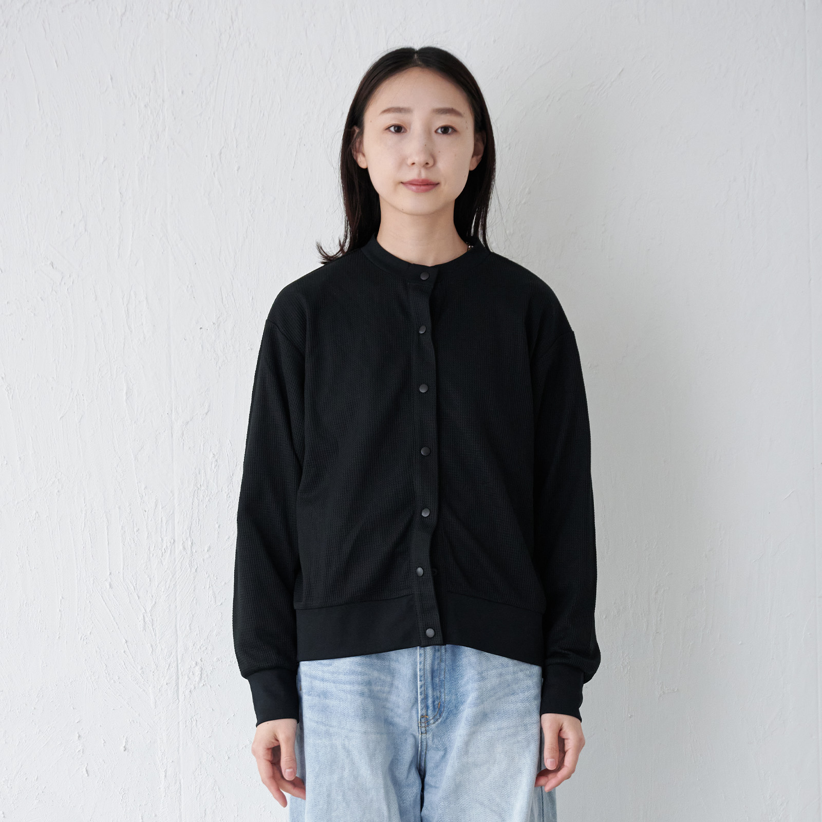 カーディガン レディース  UVカット UPF30 UV UV対策 紫外線 ワッフル 吸水速乾 涼しい エアコン対策 冷房対策 AH-1002 レディースUVワッフルカーディガン | AME TO HARE | 02