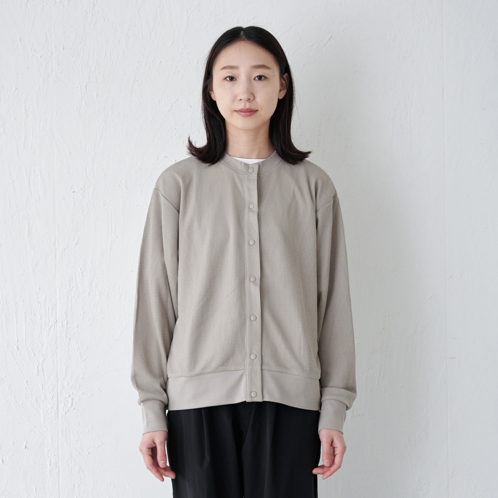 カーディガン レディース  UVカット UPF30 UV UV対策 紫外線 ワッフル 吸水速乾 涼しい エアコン対策 冷房対策 AH-1002 レディースUVワッフルカーディガン | AME TO HARE | 01