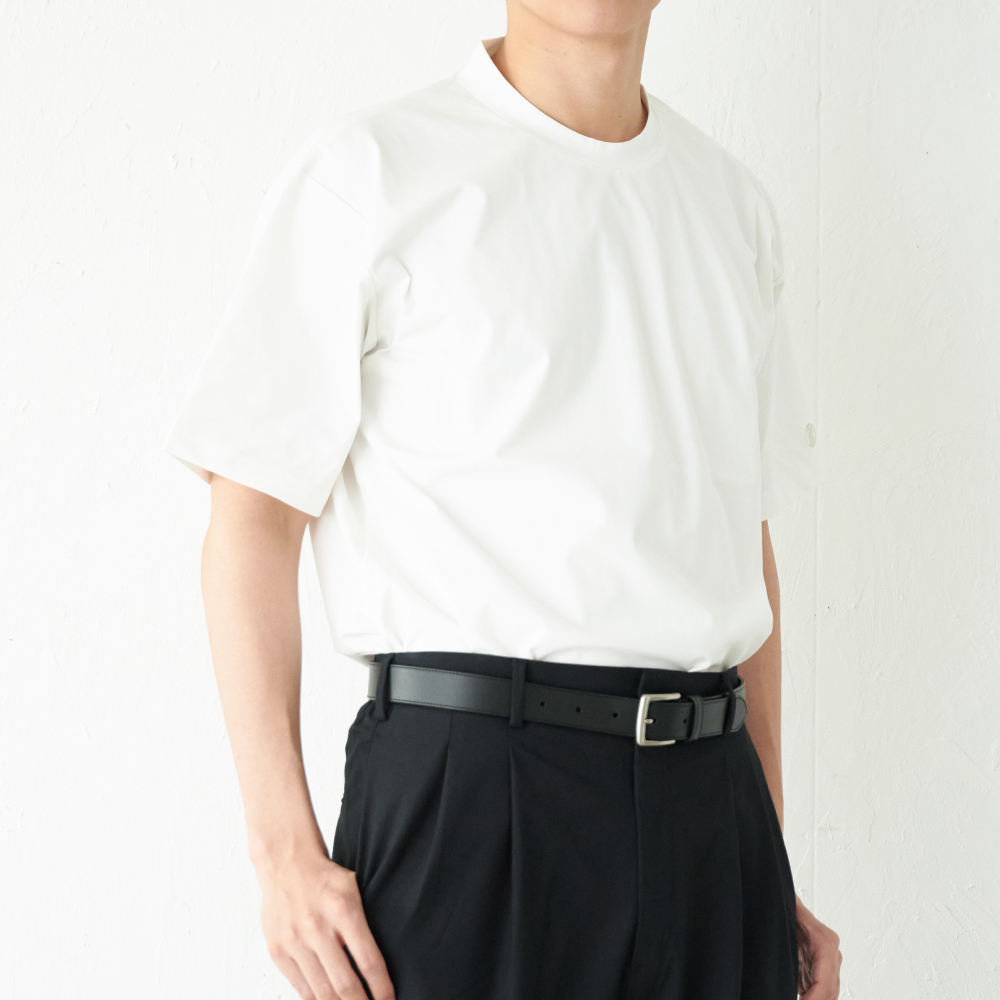 Tシャツ メンズ 半袖 汗染み防止 防汚 防汚加工 UVカット UPF50+ UV UV対策 紫外線対策 シンプル おしゃれ 形態安定 オフィス AH-1005 メンズ半袖Tシャツ | AME TO HARE | 01