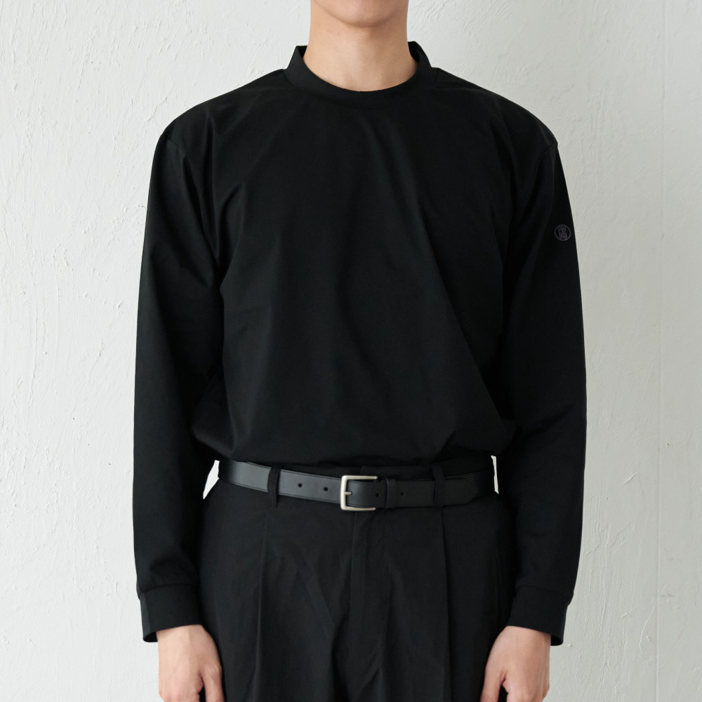 Tシャツ メンズ 長袖 汗染み防止 防汚 防汚加工 UVカット UPF50+ UV UV対策 紫外線対策 シンプル おしゃれ 形態安定 オフィス AH-1006 メンズ長袖Tシャツ | AME TO HARE | 02