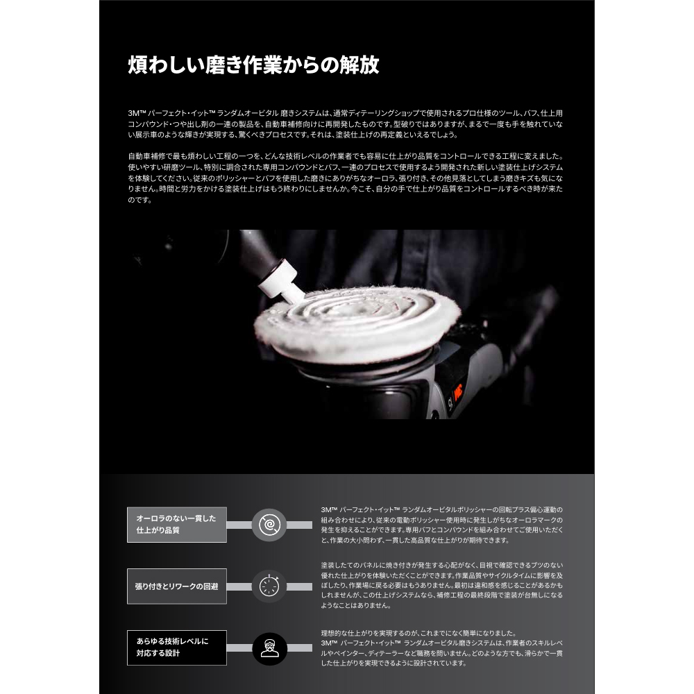 はる様確認用 パ様確認用 3M スリーエム 34123 パーフェクト イット ランダムオービタル