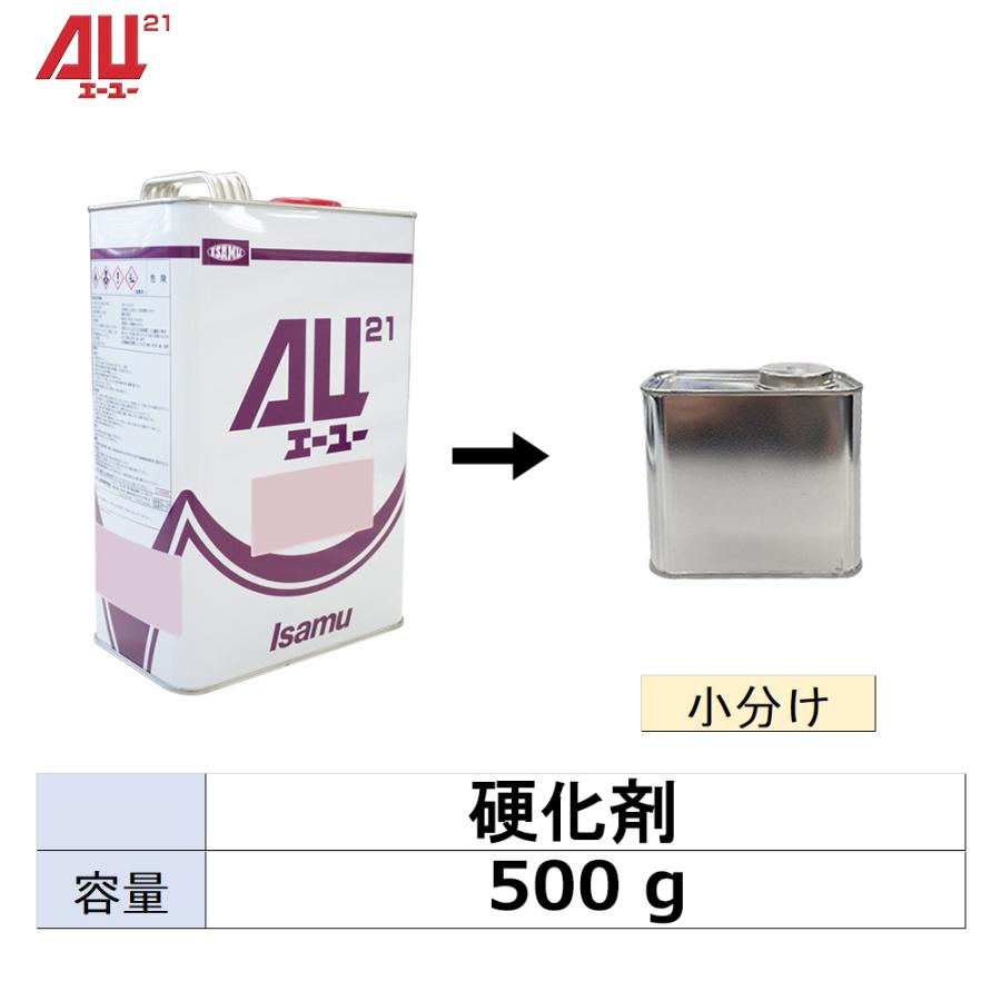 イサム塗料 小容量サイズ 248-3705-2 AU21 硬化剤 500g (小分け販売