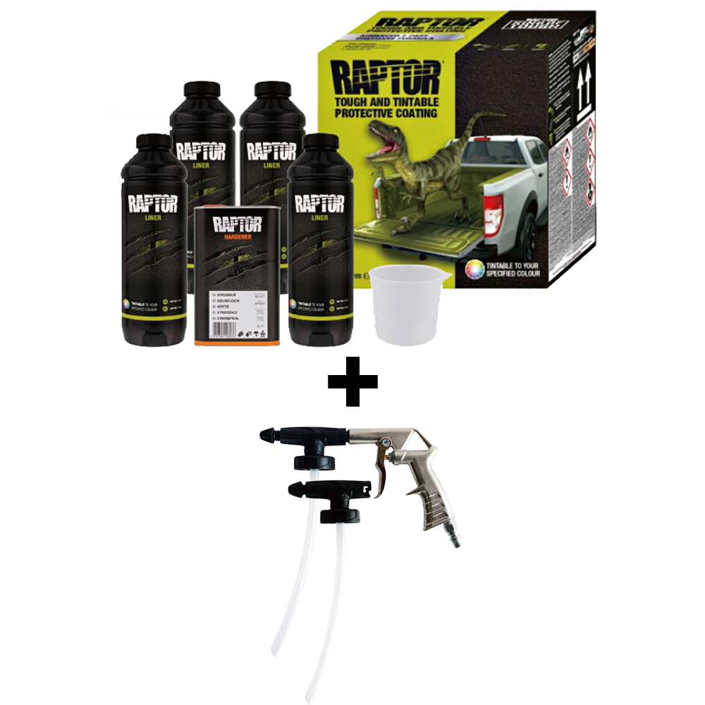 RAPTOR ラプター ライナー セット RAPTOR ラプターライナー TINTABLE 4L キット & ENDOX ノンクリーン