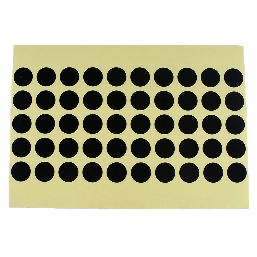 在庫確認8 ワールドオートツール パネルブラインドシール 黒 ×1枚(50片) (15φ