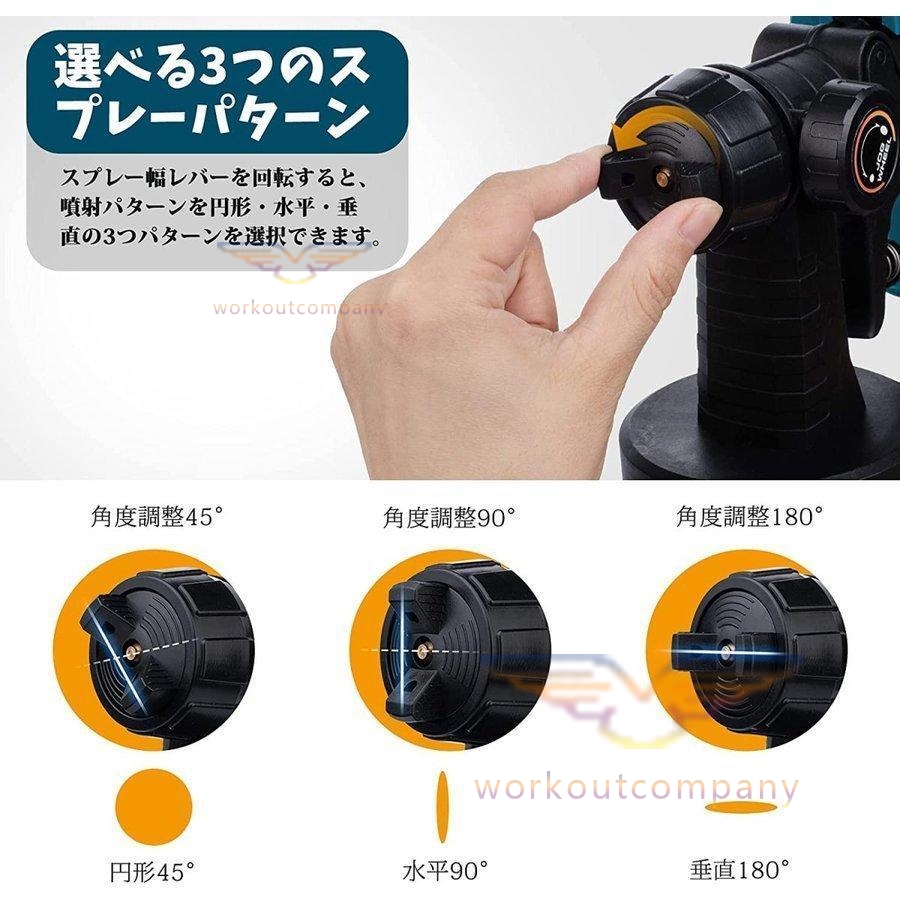 スプレーガン 電動 マキタバッテリー対応 コードレススプレー スプレーガン 電動 マキタバッテリー対応 コードレススプレー