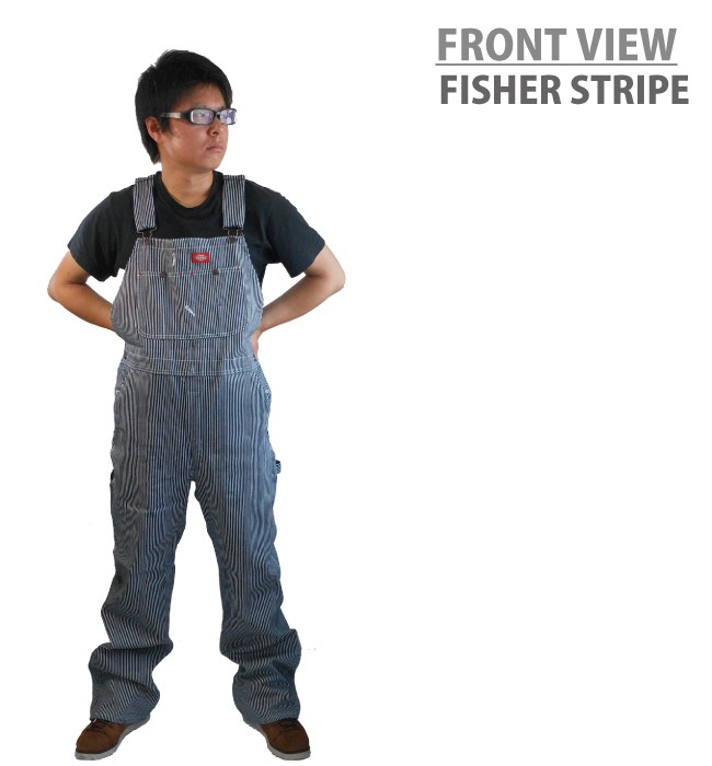 Dickies ディッキーズ　オーバーオール　サロペット　ヒッコリー　32×34 Dickies すぐ届く！ ディッキーズ オーバーオール サロペット