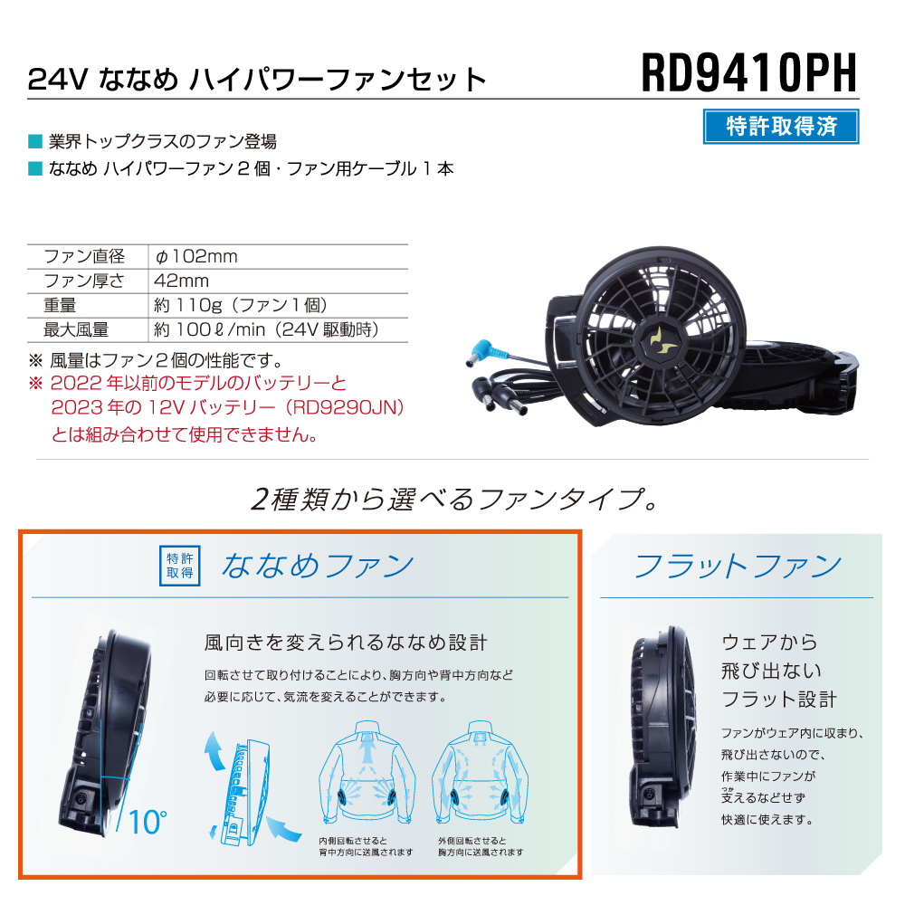 サンエス 空調風神服 KF91490G