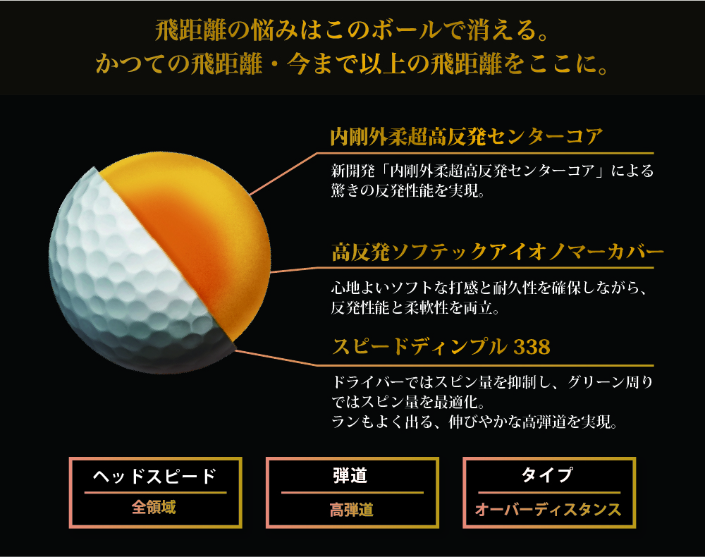 ワークスゴルフ ゴルフ メーカー直販 高反発 2ダースセット 飛匠