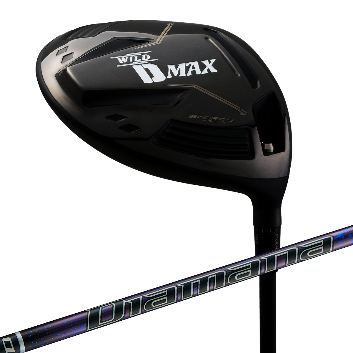 ゴルフ WORKSGOLF(ワークスゴルフ) SLE適合 WILD D MAX ワイルドディマックス ドライバー 三菱ケミカル Diamana for DRACON シャフト