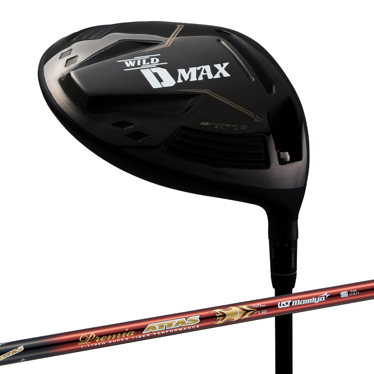 ゴルフ WORKSGOLF(ワークスゴルフ) SLE適合 WILD D MAX ワイルドディマックス ドライバー USTマミヤ プレミアATTAS シャフト