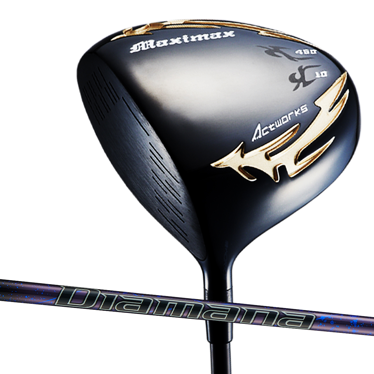 ワークスゴルフ - 【押さえる10%OFF引き換え証】WORKSGOLF() SLE其れ相応 レフティ マキシマックス 黒いこと続きものII １番ウッド 三菱ケミカル Diamana for DRACON 矢がら スポーツ-クラブ（メンズ）