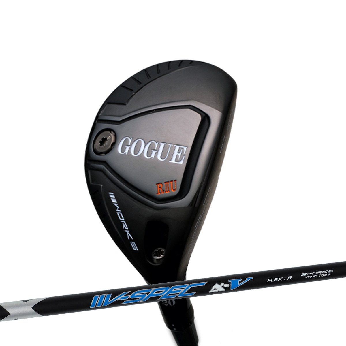 爆買 WORKSGOLF(ワークスゴルフ) GOGUE RIIU ユーティリティ V-SPEC α-5シャフト仕様 3U 5U レンチ付き