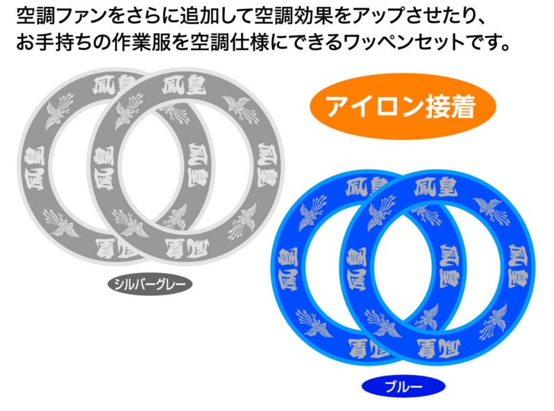 空調服 四つ穴加工代 (ブルゾン別売) 4つ穴 加工のみ 穴あけ加工