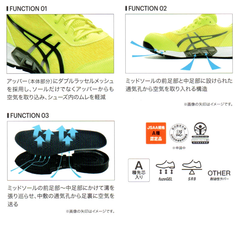 ASICS（アシックス） 安全靴 CP212 AC ウィンジョブ : ワークショップ