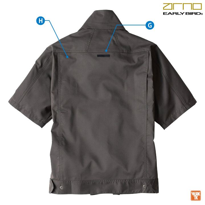 ATON エイトン STRETCH BROAD オーバーサイズワークジャケット