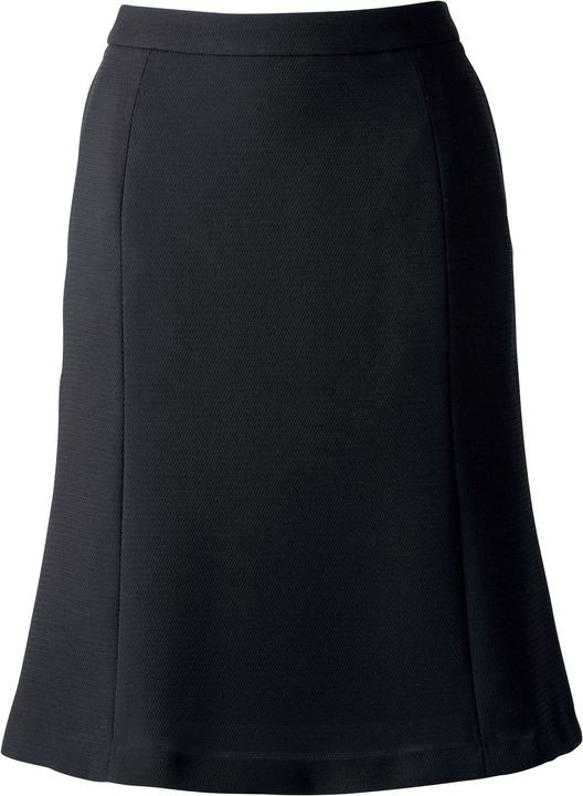 マーメイドスカート レディース 無地 黒 春 夏 ボンマックス 事務服 ひざ丈 制服 ユニフォーム フォーマル おしゃれ オフィス スカート BONMAX bm-as2279 | ボンマックス（ユニフォーム） | 01