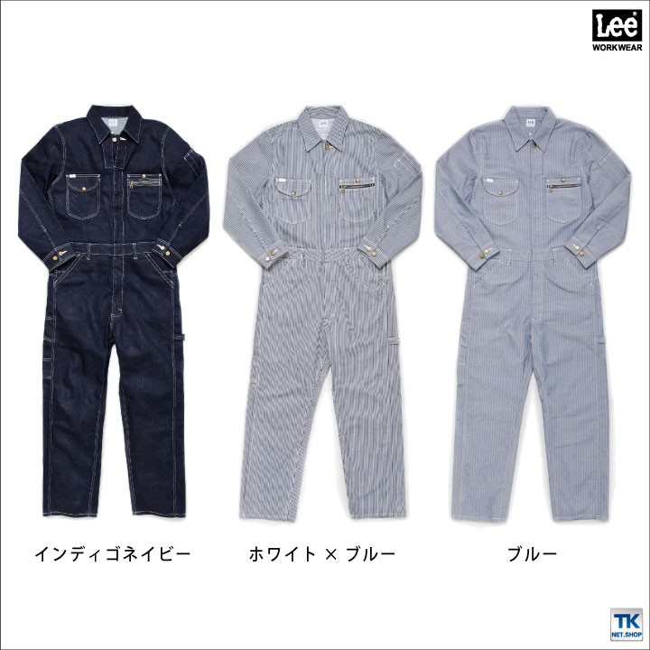 LEE ワークウェアつなぎオールインワンユニオンオールBONMAXヒッコリー ボンマックス（BONMAX） Lee つなぎ UNION ALL WORKWEAR ヒッコリー へ