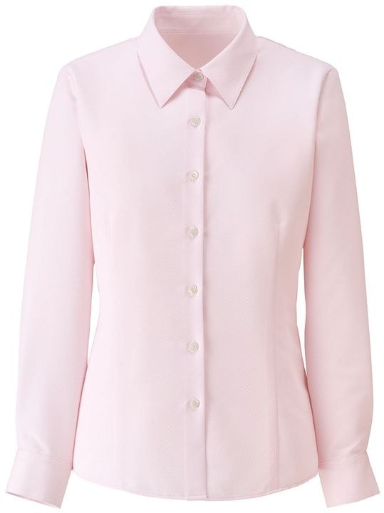 ブラウス シャツ 長袖 無地 ボンマックス 事務服 制服 ユニフォーム フォーマル おしゃれ オフィス 長袖ブラウス BONMAX bm-rb4165 | ボンマックス（ユニフォーム） | 03