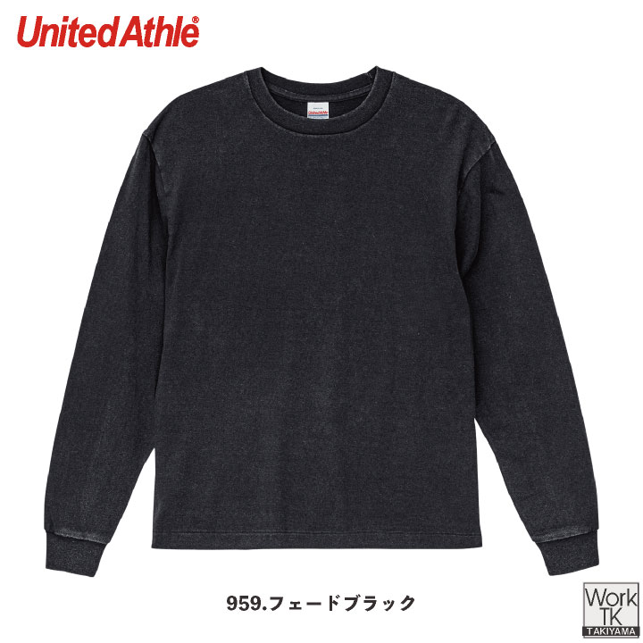 United Athle ヴィンテージ加工 長袖Tシャツ 6.2オンス 綿100％ コットン ダメージ加工 春夏 秋冬 メンズ レディース おしゃれ [ネコポス] cb-4231-01 | United Athle | 08