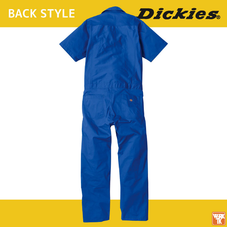 COーCOS ディッキーズ Dickies 半袖 つなぎ ストレッチ 接触冷感 UV