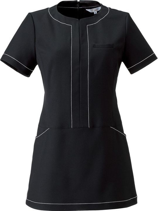 キャララ CL-0182 チュニック 制服 ユニフォーム 医療 エステ 介護 事務 受付 チトセ Calala 半袖 ct-cl0182 | ブランド登録なし | 02