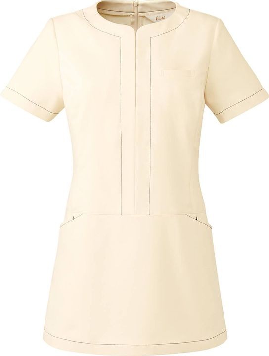 キャララ CL-0182 チュニック 制服 ユニフォーム 医療 エステ 介護 事務 受付 チトセ Calala 半袖 ct-cl0182 | ブランド登録なし | 03