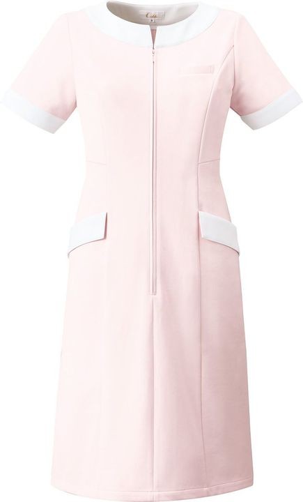 Calala キャララ CL-0240 ワンピース 制服 ユニフォーム 医療 エステ 介護 事務 受付 チトセ 半袖 ct-cl0240 | ブランド登録なし | 03