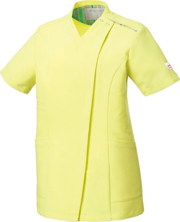 ミッシェルクラン MK-0002 ファスナースクラブ 制服 ユニフォーム 医療 エステ 介護 事務 受付 チトセ スクラブ MICHEL KLEIN 半袖 ct-mk0002 | ブランド登録なし | 05