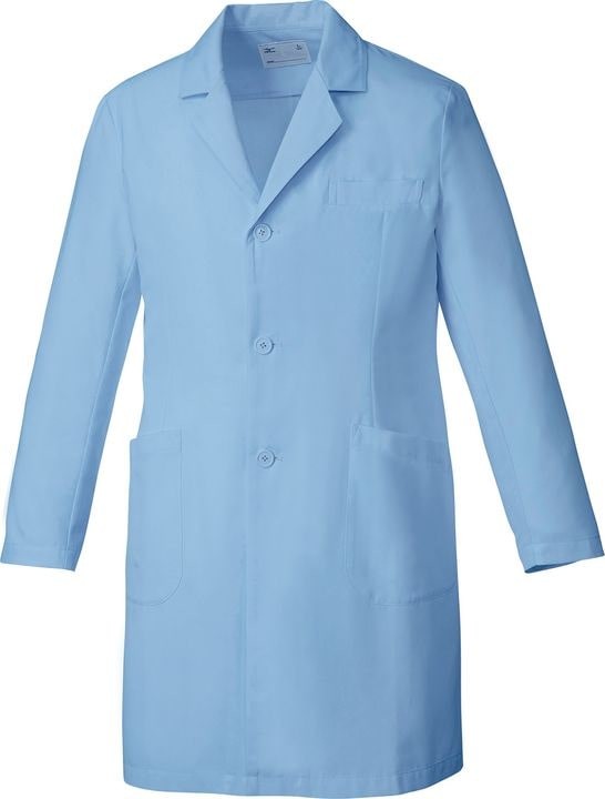 ミズノ ドクターコート メンズ MIZUNO シングル 白衣 医師 医療用 男性 チトセ 長袖 ct-mz0176 | MIZUNO | 03