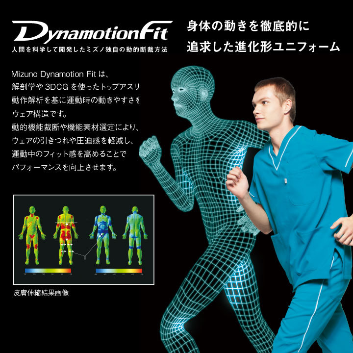 チトセ ミズノ スクラブ MIZUNO 透け防止 ストレッチ 白衣 医療用 病院