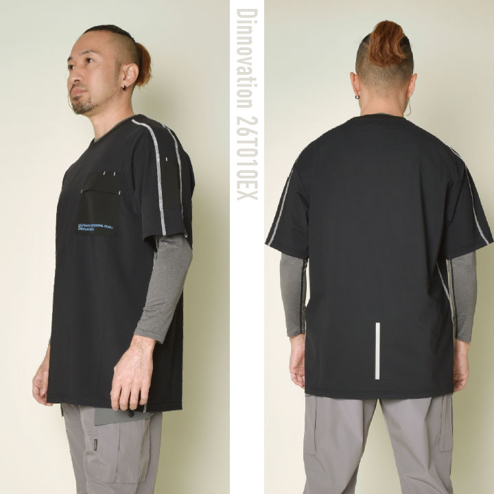 Dinnovation（ディノベーション） クール半袖Tシャツ 春夏 秋冬 上着
