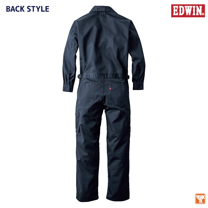 長袖つなぎ ツナギ EDWINつなぎ エドウィン オールインワン EDWIN ミニ