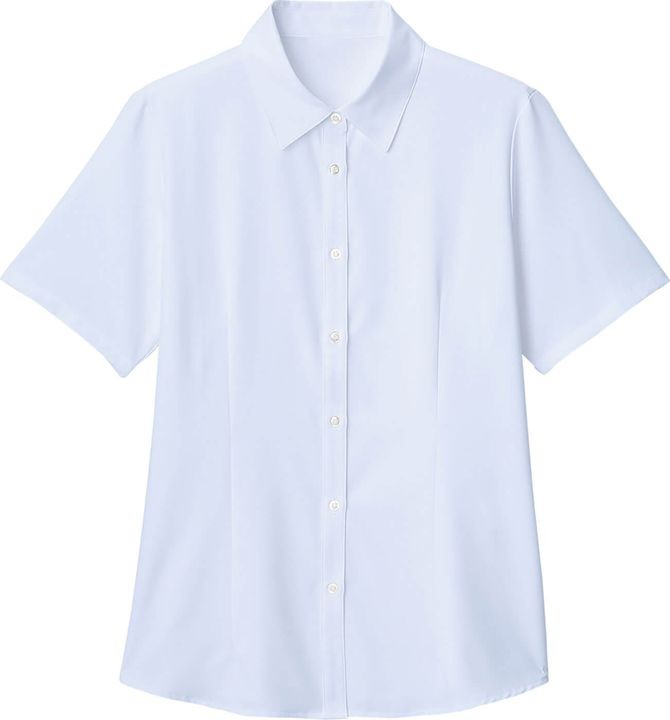 半袖ブラウス レディース 事務服 シャツ スーツ nouvo ヌーヴォ フォーク オフィスウェア フォーマルウェア 制服 fo-fb71329 | ブランド登録なし | 02