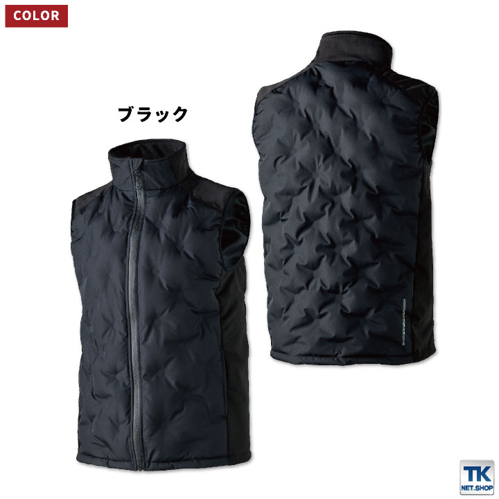 54□クロダルマ ベスト&デバイスフルセット RI0419-2 クロダルマ 電熱ベスト 単品 秋冬 防寒着 ヒーターベスト単品