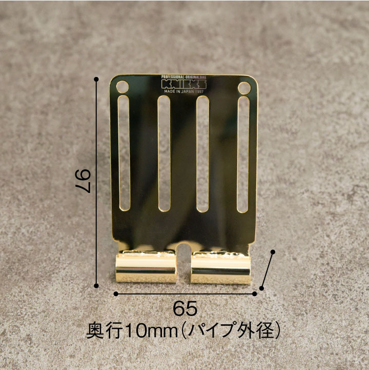 KNICKS（ニックス） 連結SUS1.5mmベルトループ (ゴールド) SUS-15LG