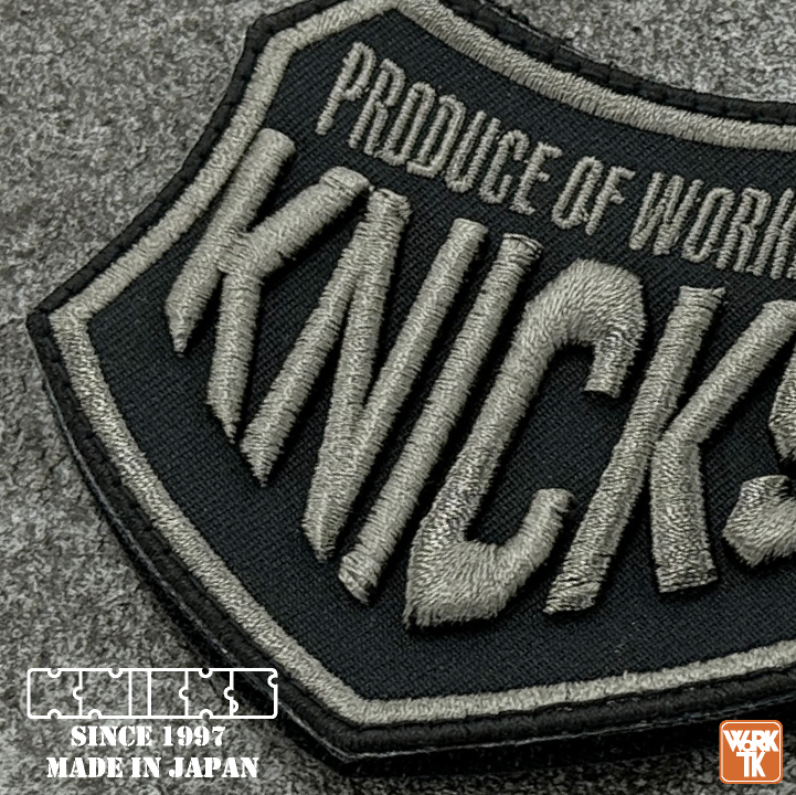 KNICKS（ニックス） 3D刺繍 ワッペン ベルクロタイプ ネコポス nx-w3d
